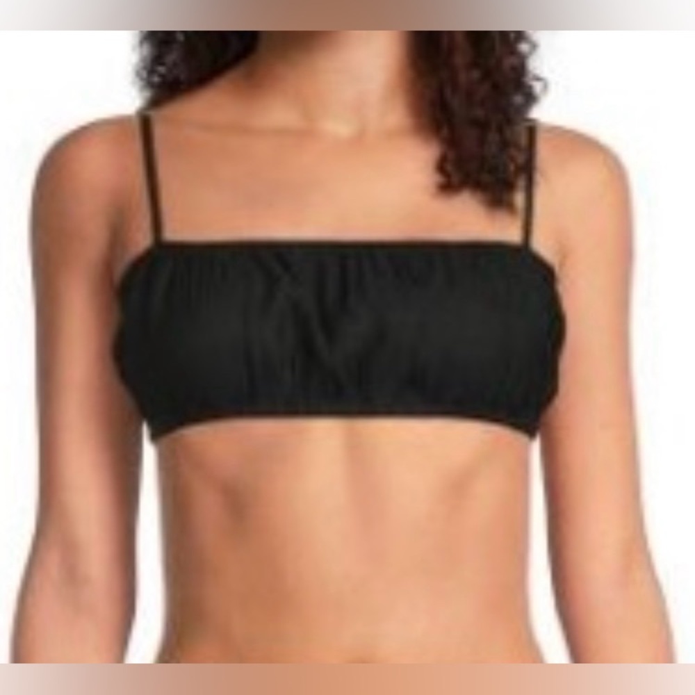 NWT WeWoreWhat Eyelet Bikini Top